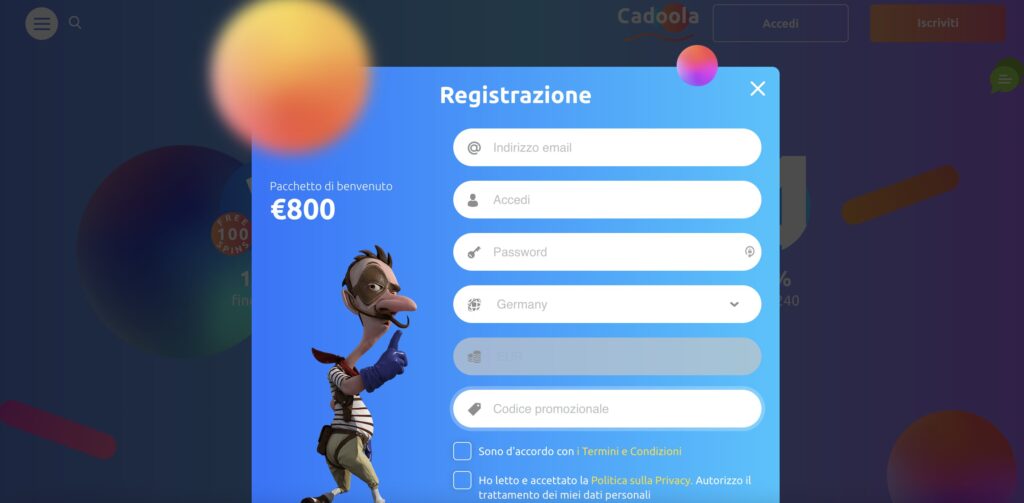 cadoola sign up