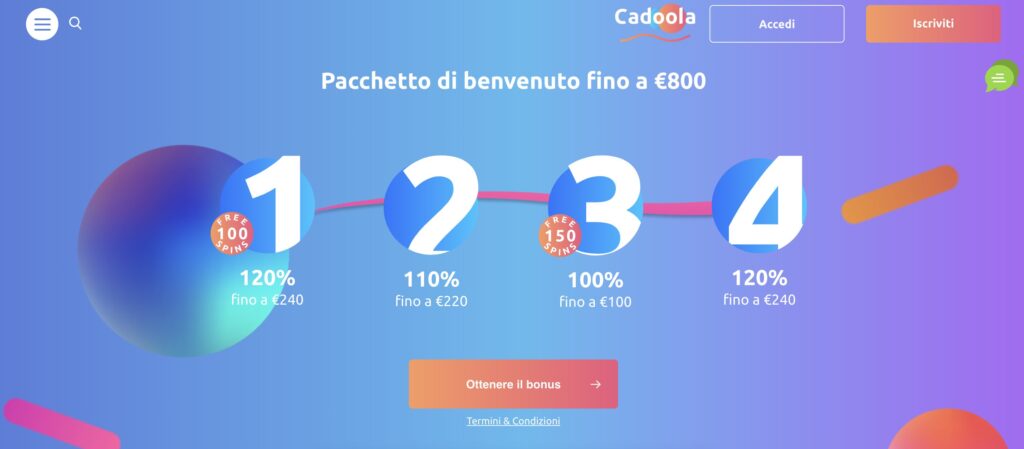 cadoola welcome