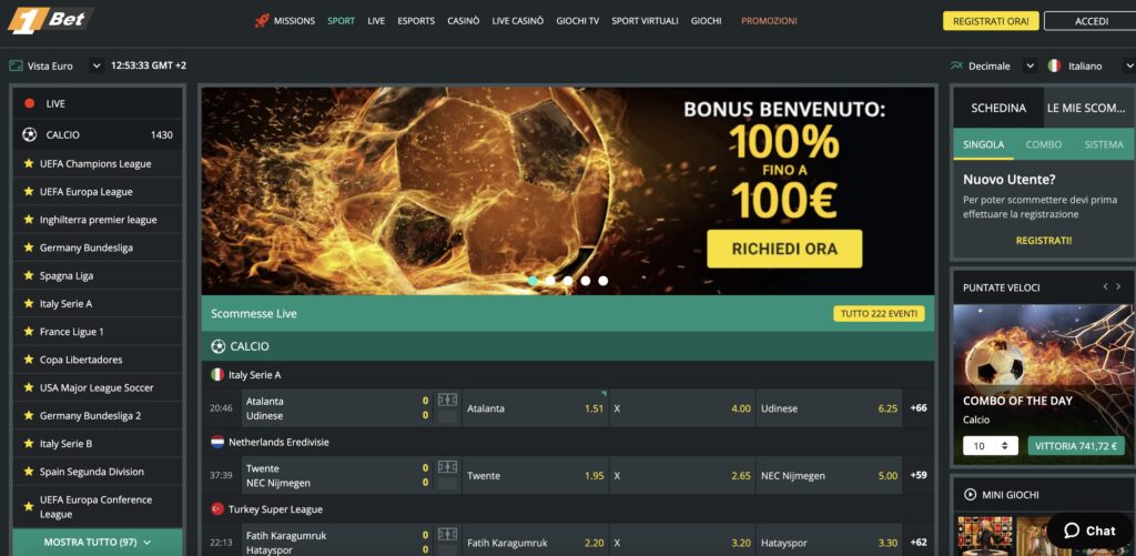1Bet sport